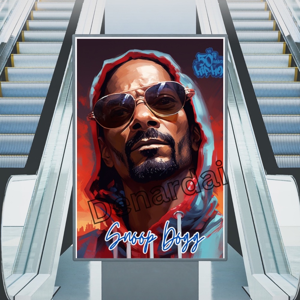 SNOOP DOGG 50th Anniversary of Hip Hop Poster Print 11x17